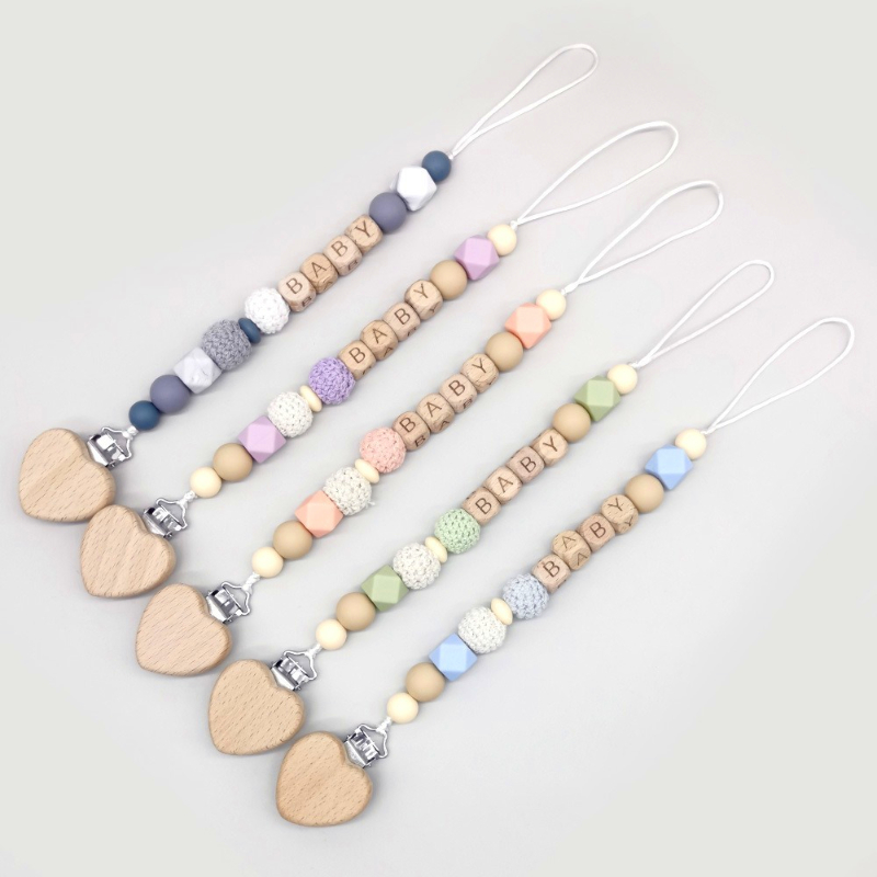 Baby Pacifier Clip - New Custom Baby Ciuccio Clip Personalizza