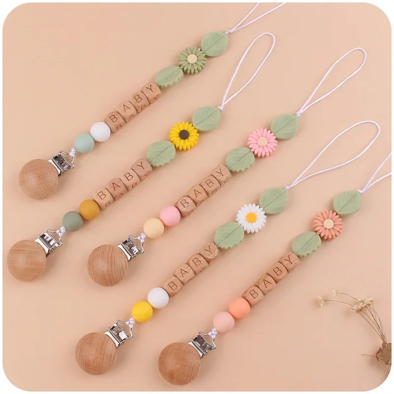 Baby Pacifier Clip - Nome personalizzato per bambini Clip per