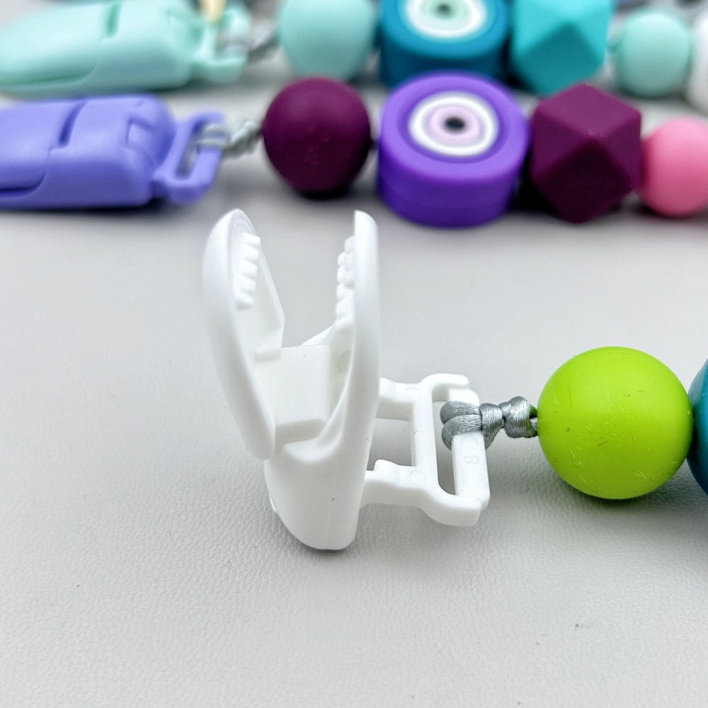 Nome della lettera in silicone - Baby Pacifier Clip recensione e prezzo