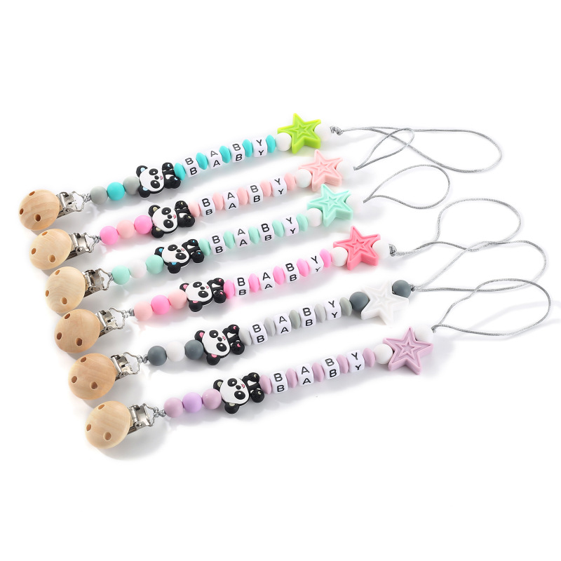 Clip per Ciuccio a Forma di Pa - Baby Pacifier Clip recensione e prezzo