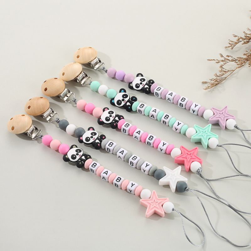 Clip per Ciuccio a Forma di Pa - Baby Pacifier Clip recensione e prezzo