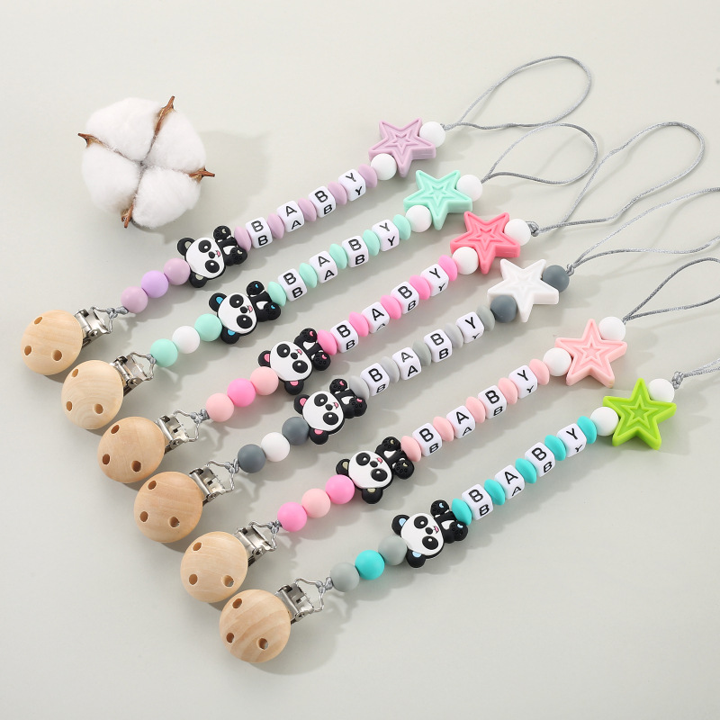 Clip per Ciuccio a Forma di Pa - Baby Pacifier Clip recensione e prezzo