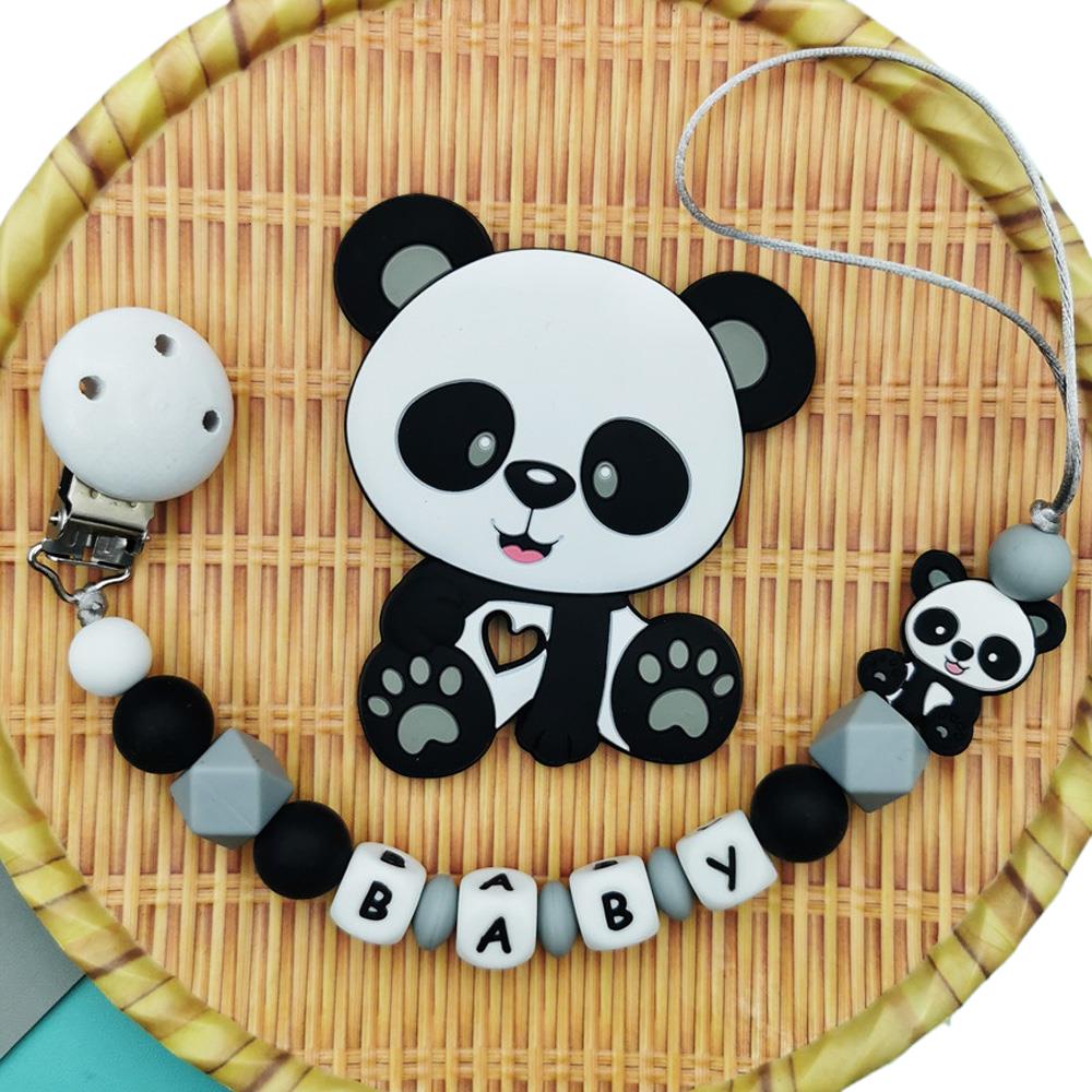 Panda personalizzato inglese l - Baby Pacifier Clip recensione e prezzo