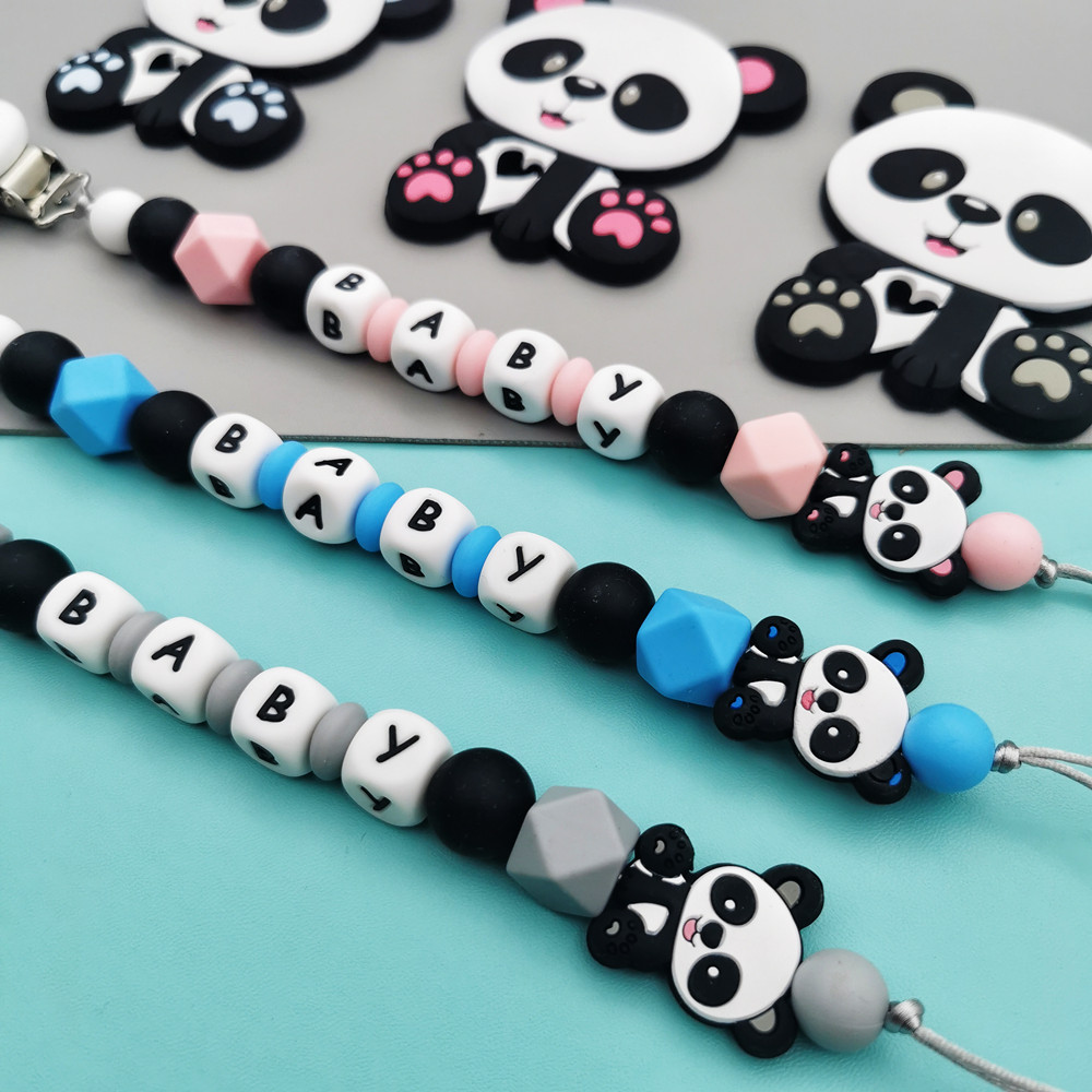 Panda personalizzato inglese l - Baby Pacifier Clip recensione e prezzo